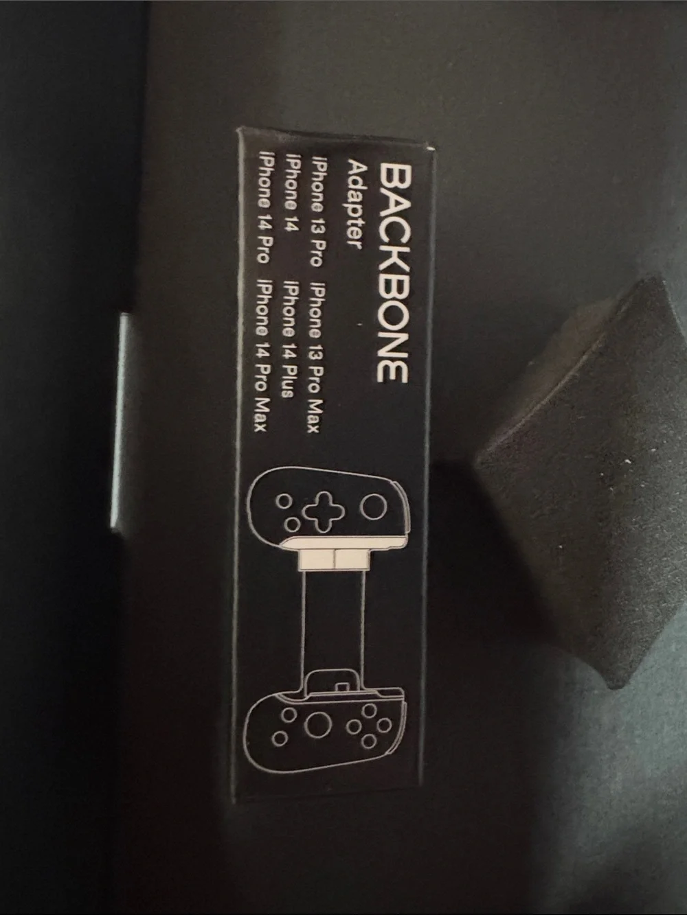 Backbone One Mobile Gaming Controller for iPhone with adapter - Black
